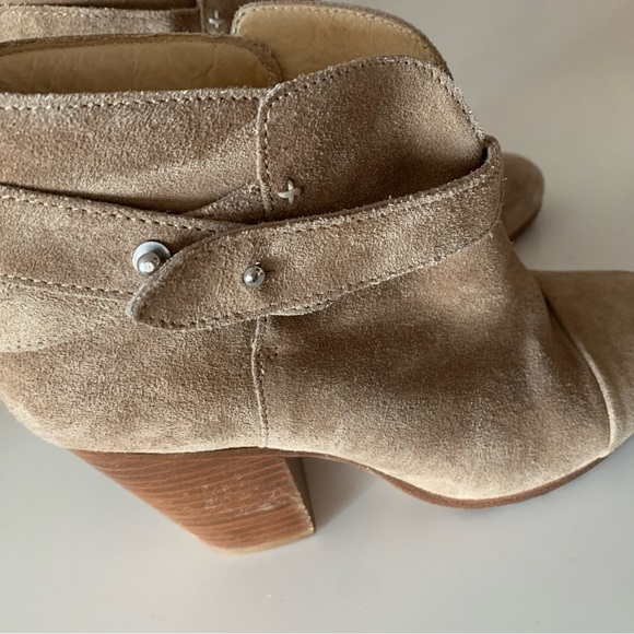 rag & bone Tan Suede Ankle Booties - Picture 4 of 15